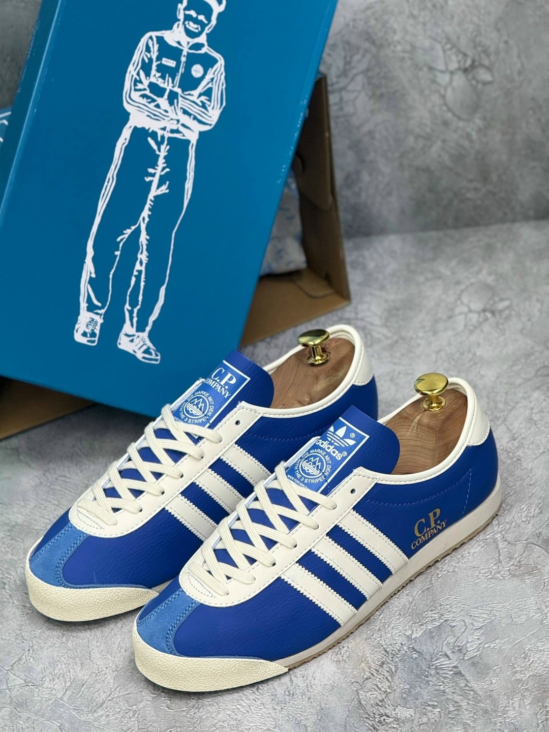 кроссовки x c.p. company italia spzl 'collegiate royal' adidas синий,кроссовки adidas,кроссовки adidas original,кроссовки адидас,кроссовки