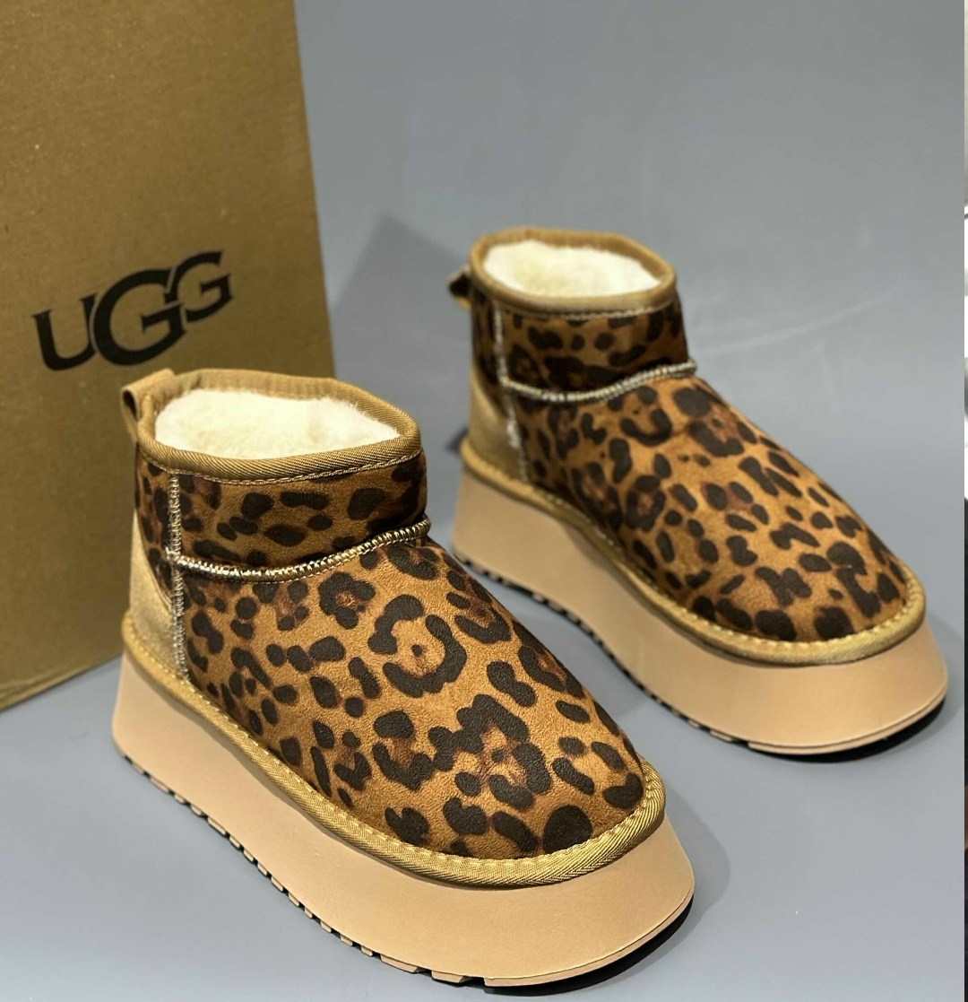 угги женские,леопардовые угги,,леопардовые угги женские короткие shoe world 264220472,женские зимние угги с леопардовым принтом