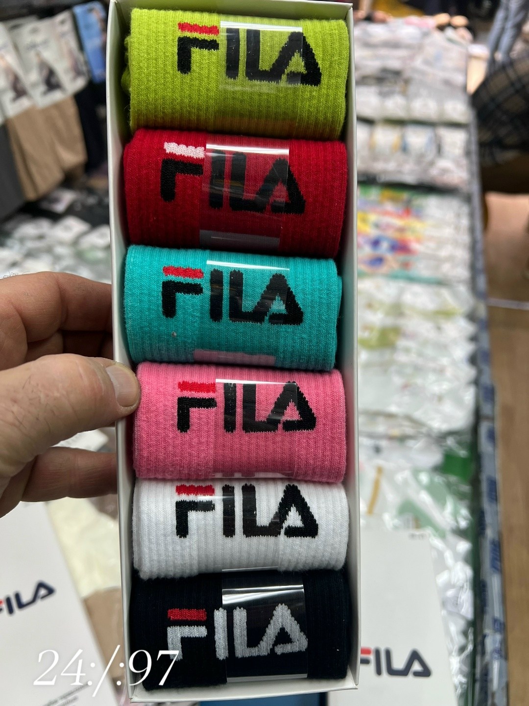 носки fila,носки комплект,носки мужские,брендовые носки,носки цветные