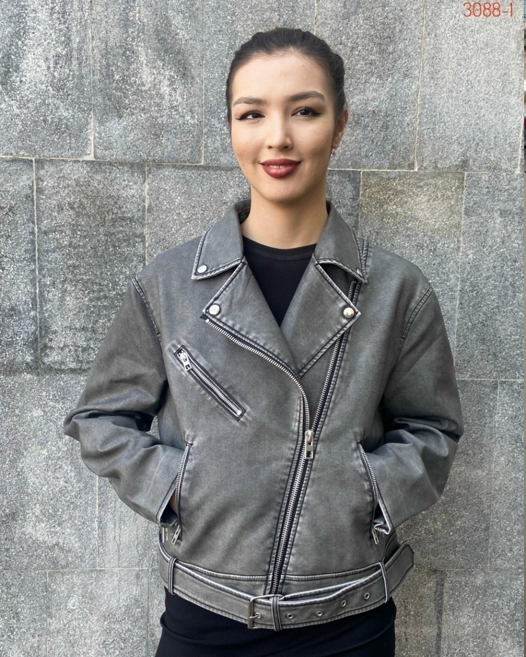 косуха винтажная куртка кожаная oversize серая monyken,куртка косуха,куртка кожаная,куртка ftlzz женская из искусственной кожи,женская косуха