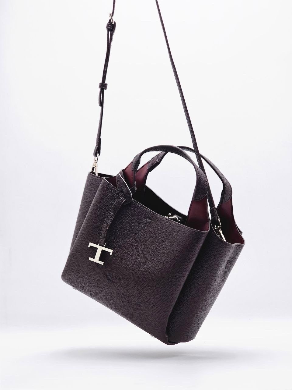 сумка-тоут размера мини tod's нейтральный цвет,женская сумка,сумка,модная сумка,сумка-тоут