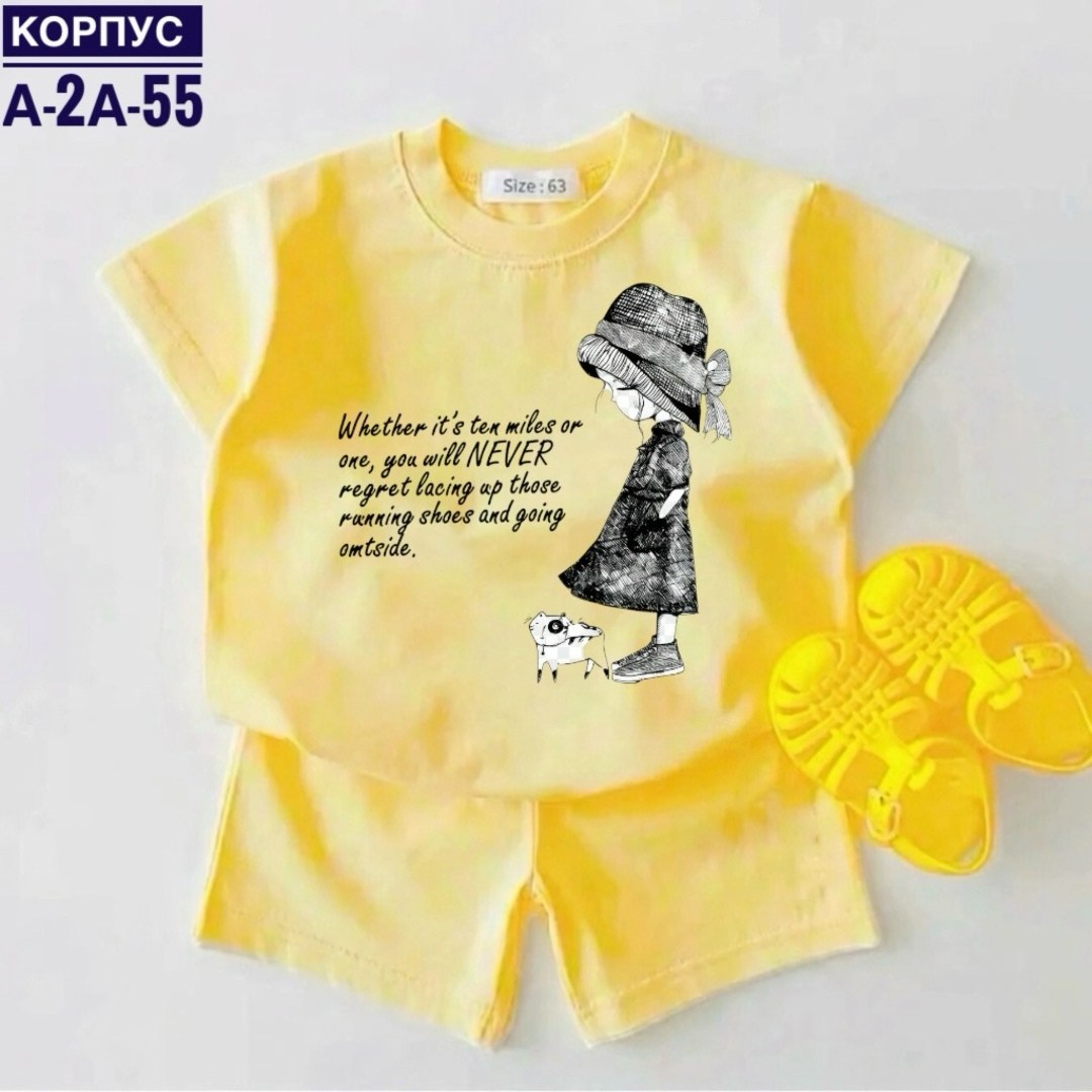 комплект из футболки,летний костюм для девочек,костюм для девочек,костюм детский,комплект на девочку