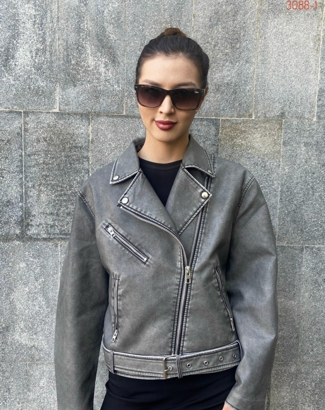 косуха винтажная куртка кожаная oversize серая monyken,куртка косуха,куртка кожаная,куртка ftlzz женская из искусственной кожи,женская косуха