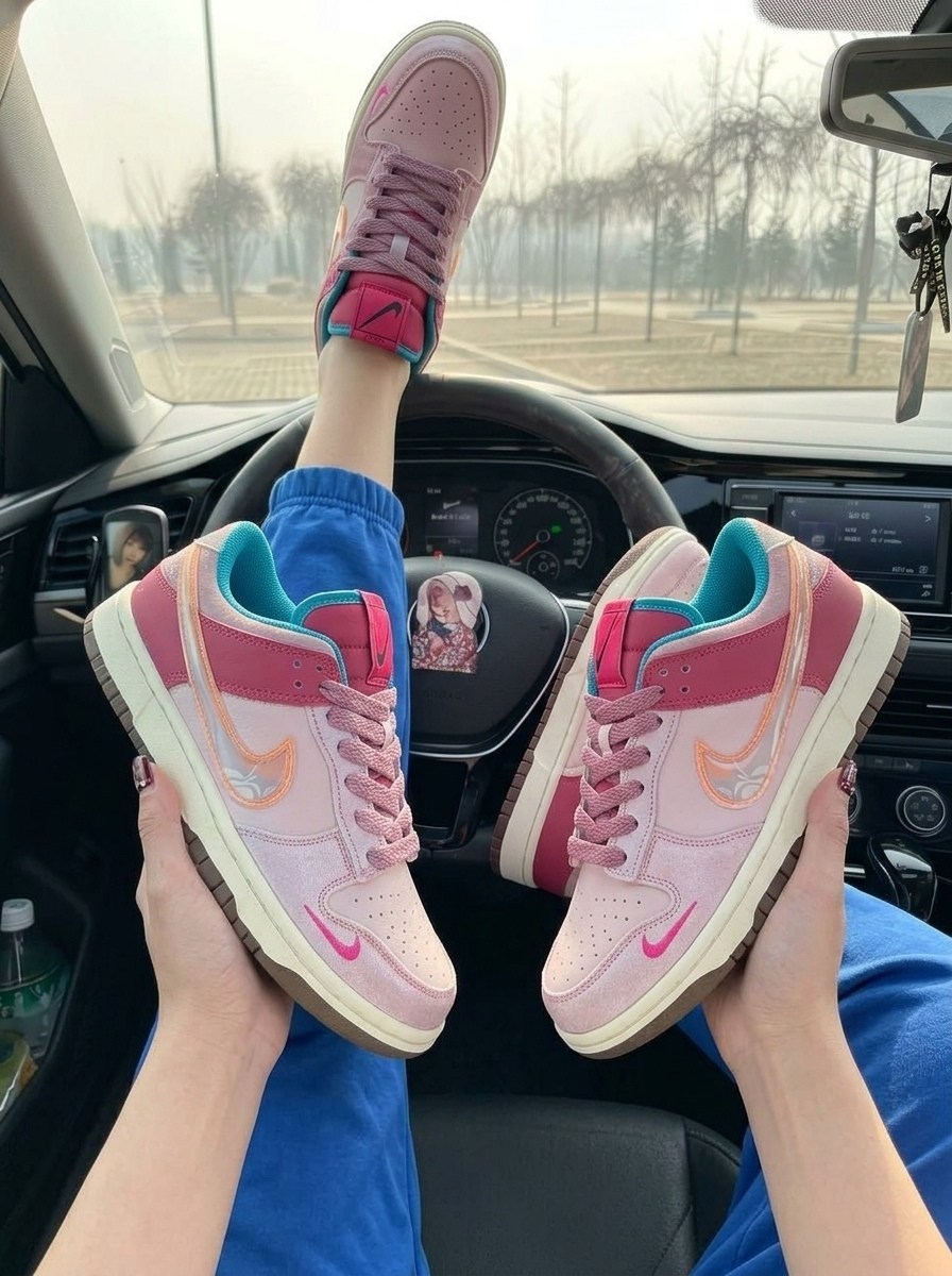 кроссовки,nike dunk low,кроссовки nike sb dunk low,кроссовки nike dunk low розовый/белый,розовые кроссовки