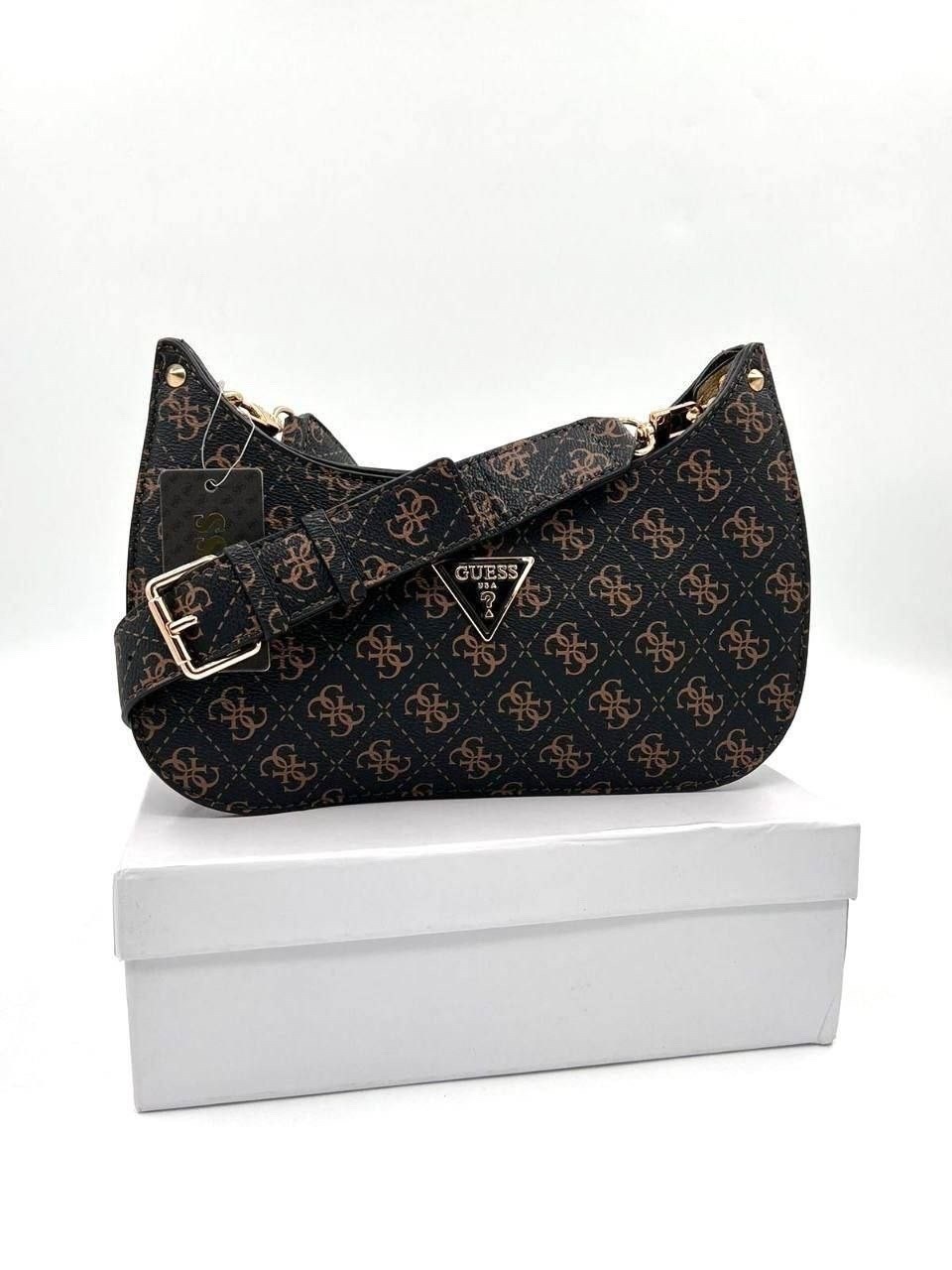 guess сумка женская,cумка guess,guess сумка на плечо,наплечная сумка guess бежевый,коричневая женская сумка guess