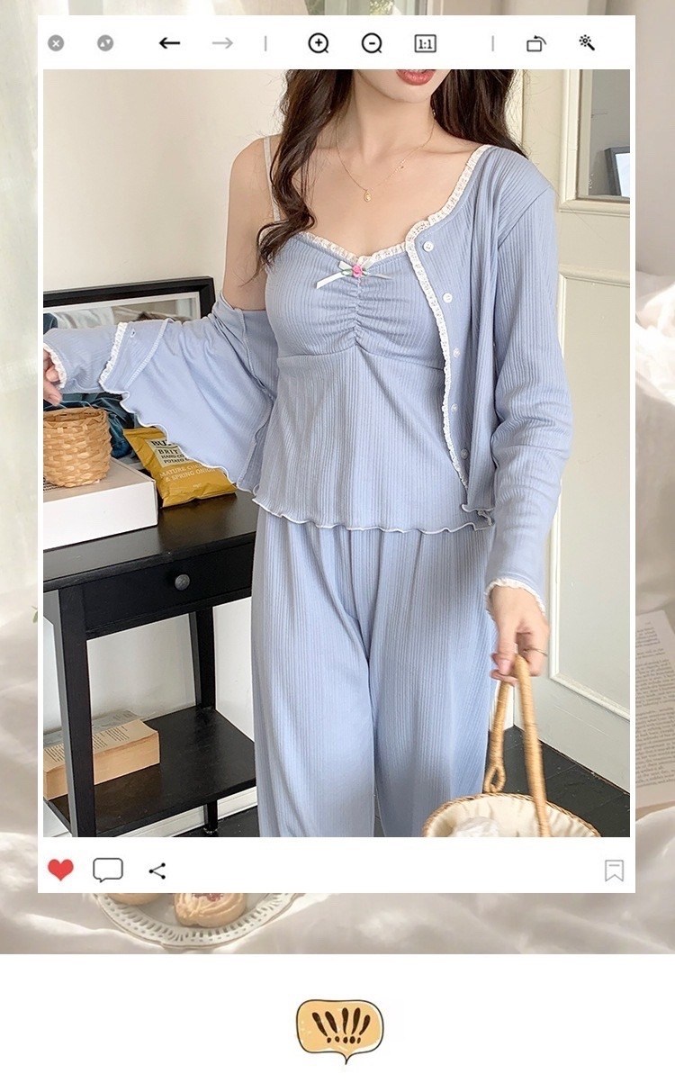 женские пижамы,пижама хлопковая со штанами и шортами комплект 4 в 1 wero moda,пижама комплект,пижама хлопковое,пижама женский хлопок размер универсальный