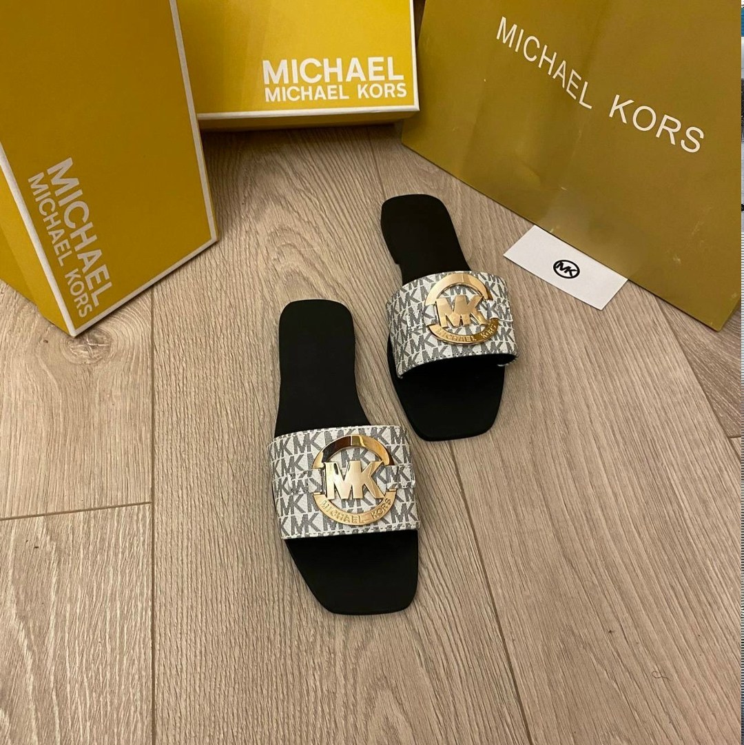 шлепанцы женские,босоножки michael kors,шлепки майкл корс,,женские шлепанцы летние