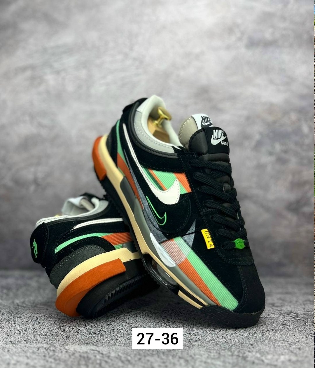 кроссовки nike,кроссовки sacai,кроссовка мужской,спортивная ,кроссовки мужские nike