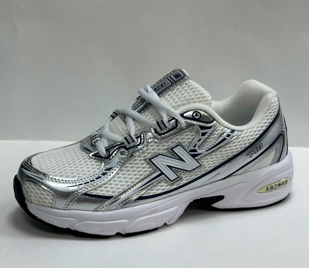 кроссовки new balance,кроссовки new balance 740,кроссовки new balance 740 big kid 'black silver metallic',кроссовки,