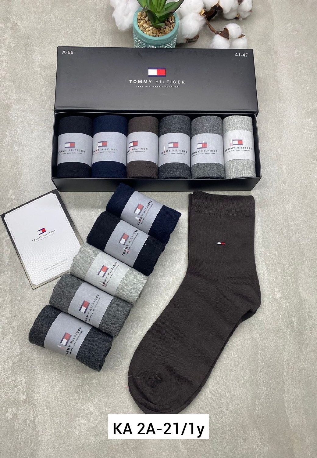 комплект носков tommy hilfiger 6 пар,комплект носков tommy hilfiger,носки мужские набор,носки мужские подарочный набор,комплект носки мужские
