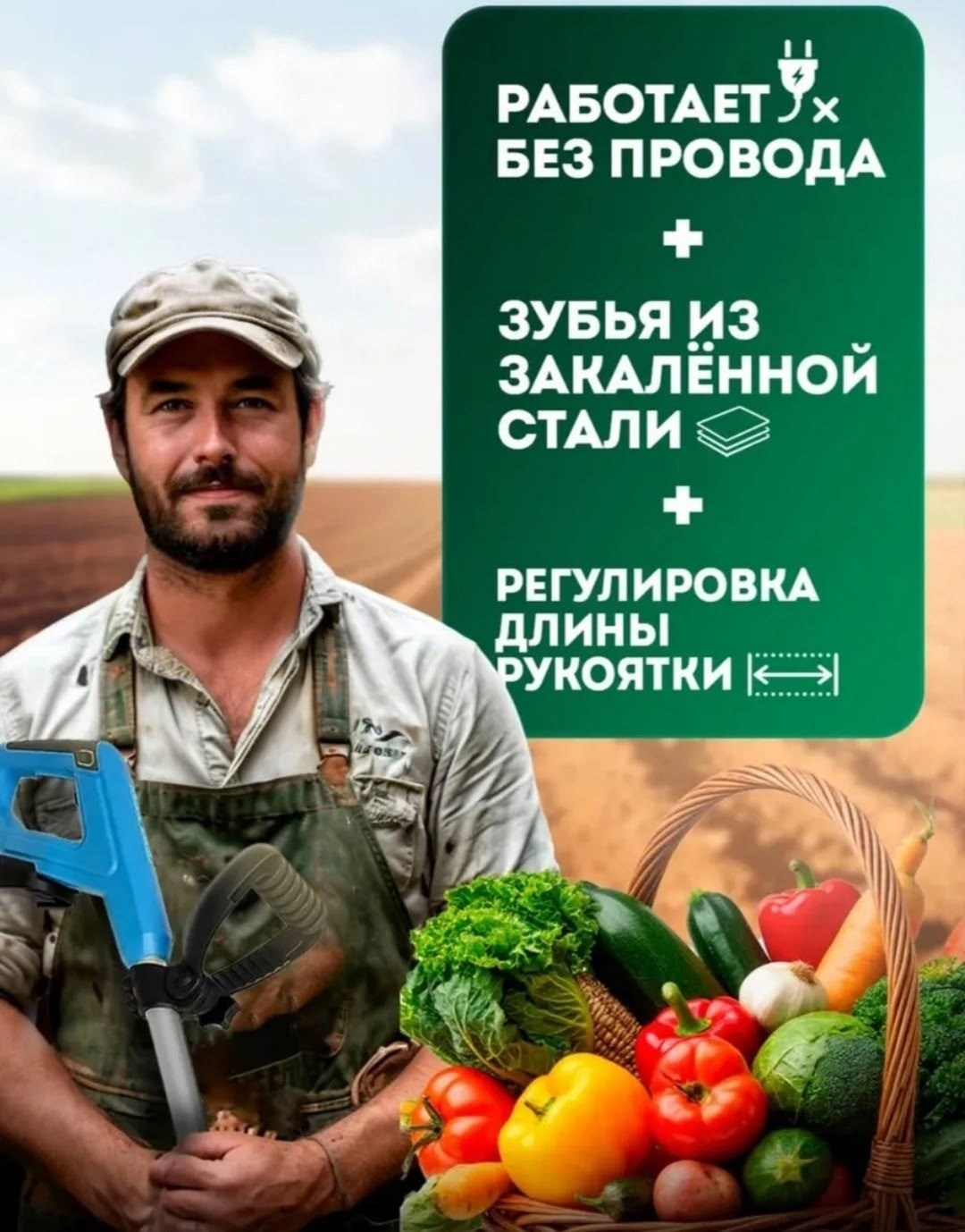 культиватор аккумуляторный,инструмент садовый,культиватор электрический,набор инструмента,садовый инвентарь