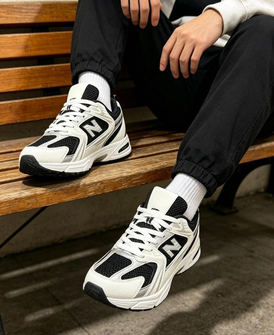 кроссовки new balance 530,кроссовки new balance,кроссовки new balance 530 'white black',спортивная ,мужские кроссовки new balance