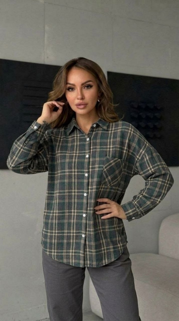 рубашка оверсайз в клетку хлопок pahomova oksana,рубашка оверсайз в клетку thirteen brand,рубашка в клетку оверсайз женская,женская рубашка в клетку,рубашка оверсайз клетка
