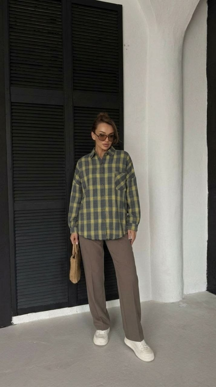 рубашка оверсайз в клетку хлопок pahomova oksana,рубашка оверсайз в клетку thirteen brand,рубашка в клетку оверсайз женская,женская рубашка в клетку,рубашка оверсайз клетка