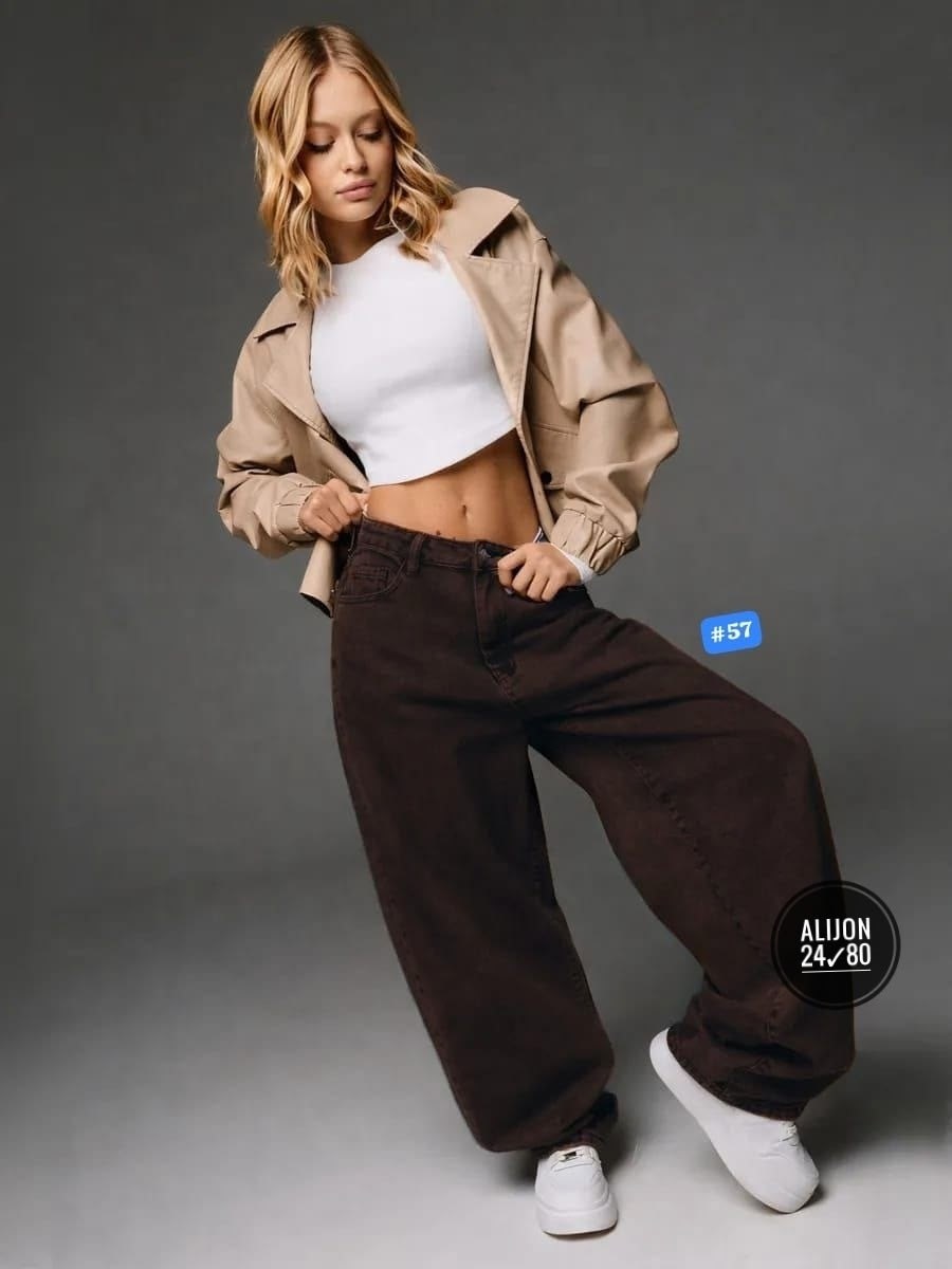 джинсы свободного кроя balloon fit bershka темно-коричневый,джинсы широкие женские,джинсы брюки,джинсы ультраширокие коричневые bershka,широкие джинсы