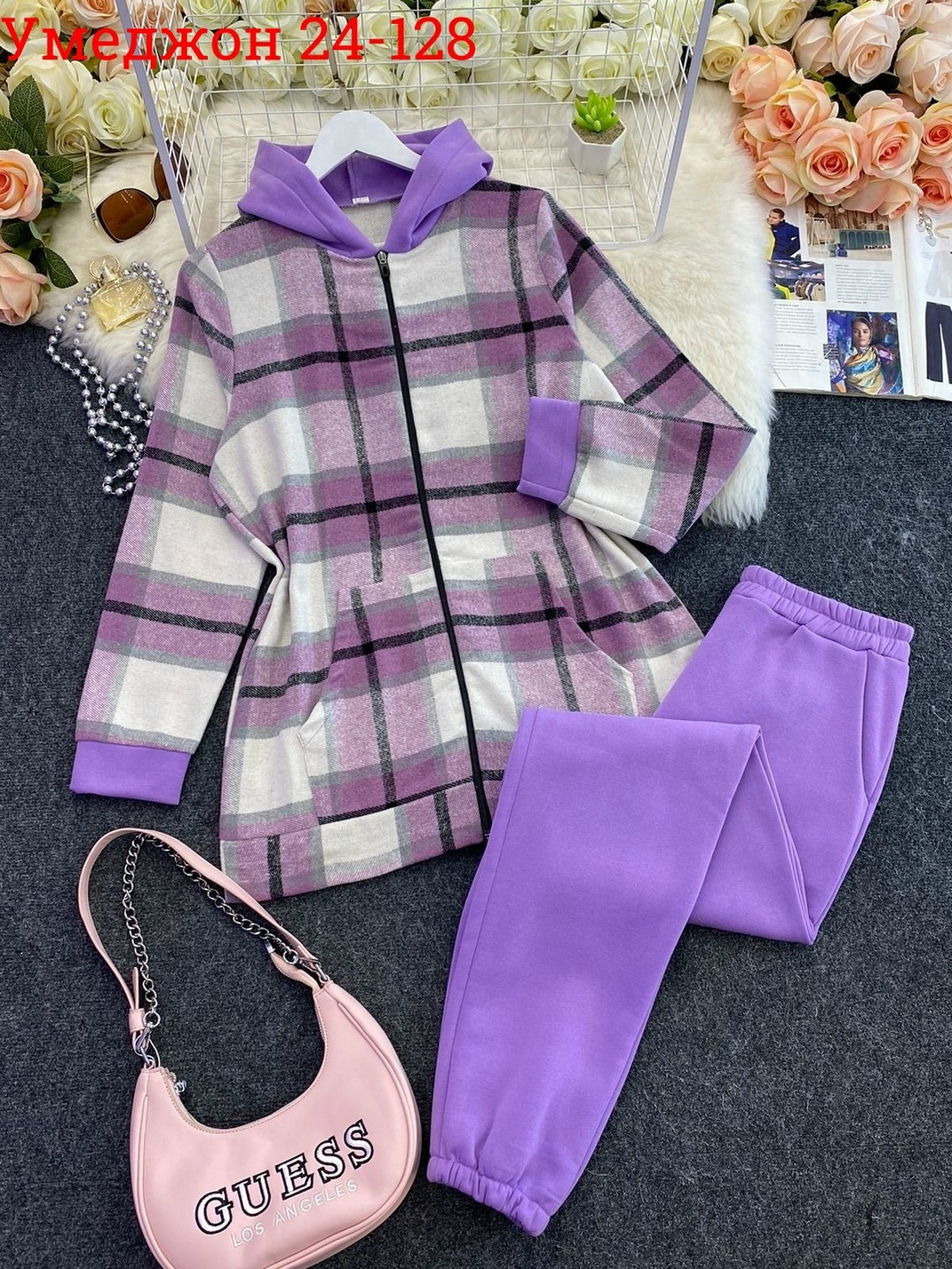 костюм женский,рубашка оверсайз теплая в клетку удлиненная amy store,женский костюм на флисе,костюм женский ткань кашемир на флисе,женский костюм двойка