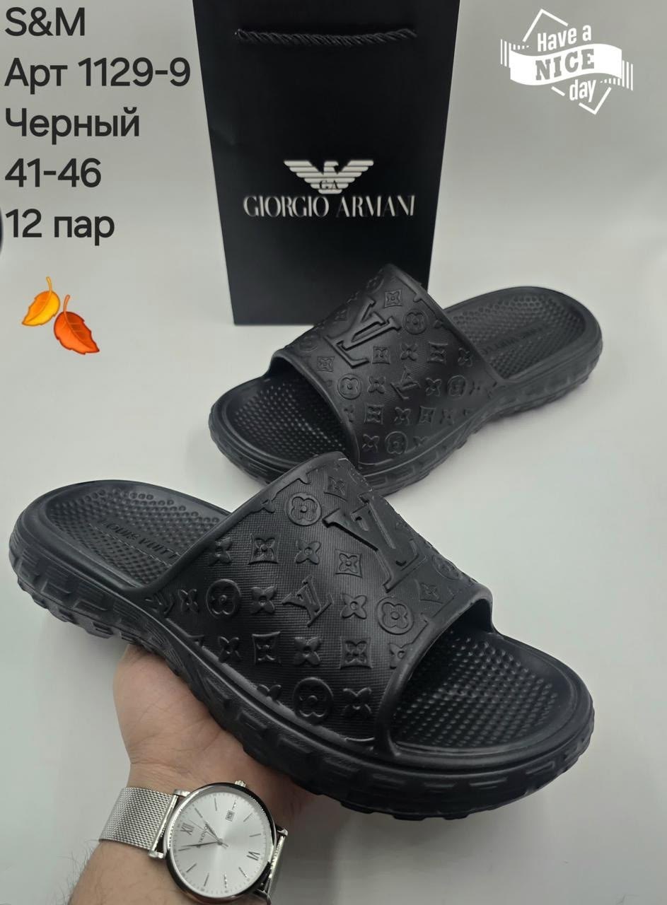 шлепанцы луи виттон,,шлепанцы louis vuitton,мужские шлепанцы louis vuitton черные,шлепки луи витон женские