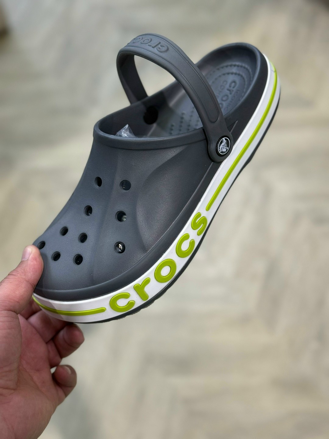 сабо crocs мужские серые летние,crocs сабо,сабо кроксы летние bayaband clog crocs цвет пепел,кроксы мужские,сабо кроксы летние bayaband clog crocs 328862782