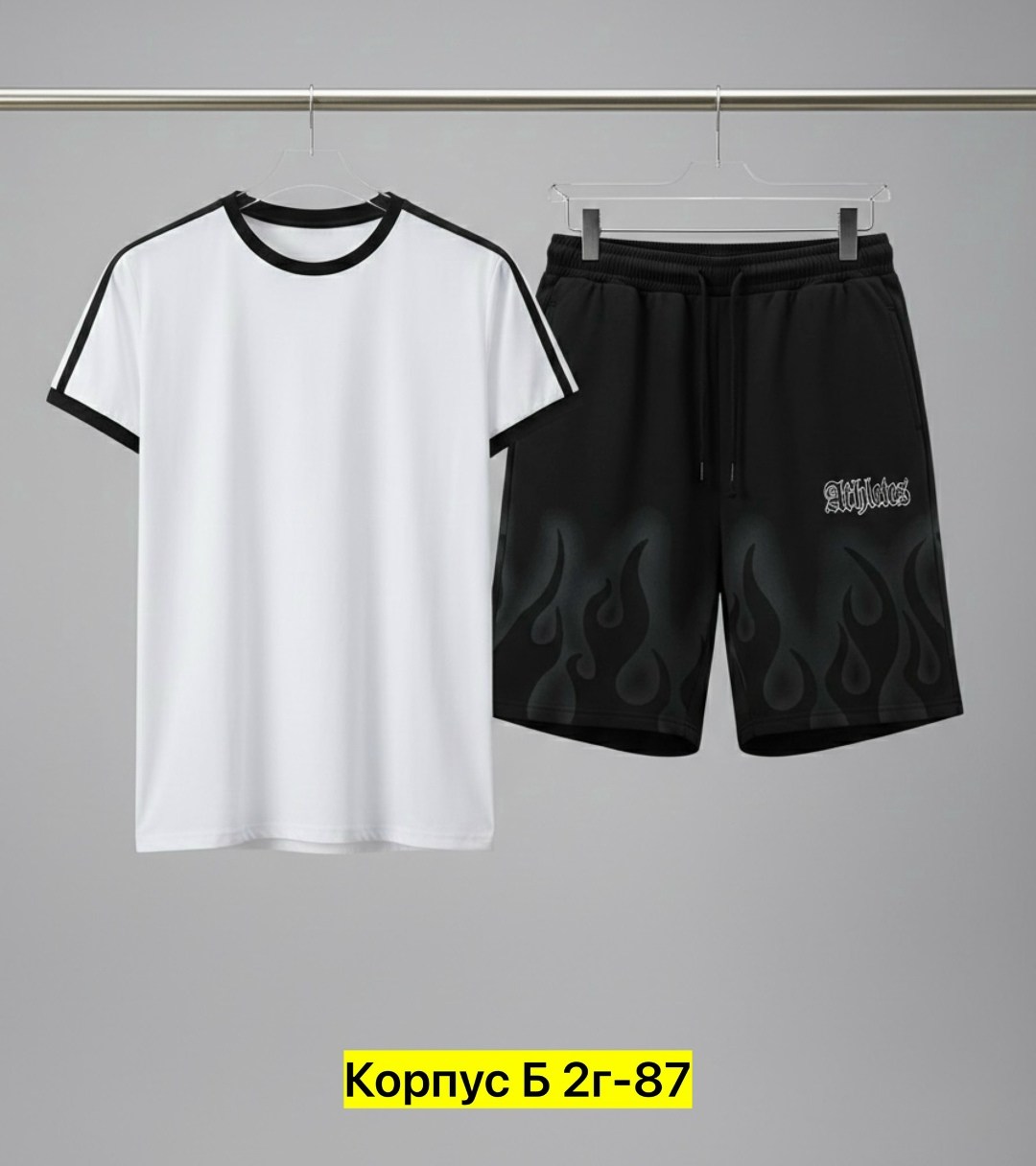костюм спортивный мужской,мужская мода,одежда комплект,костюм для мужчин,мужской костюм с шортами