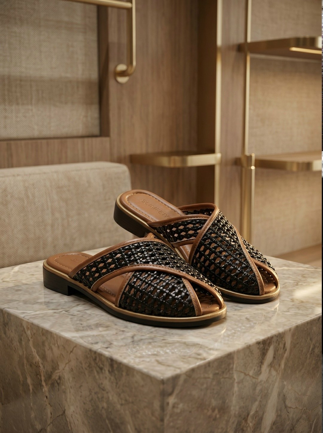 ,боттега венета коричневые шлепанцы,шлепанцы massimo dutti,bottega veneta лоферы,мюли массимо дутти
