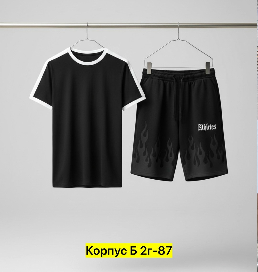 костюм спортивный мужской,мужская мода,одежда комплект,костюм для мужчин,мужской костюм с шортами
