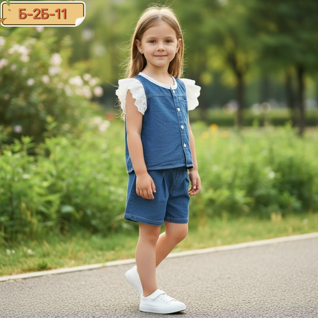 джинсовый костюм для девочки,комплект одежды для девочек,одежда для девочки,комплект одежды для маленьких девочек,ребенок