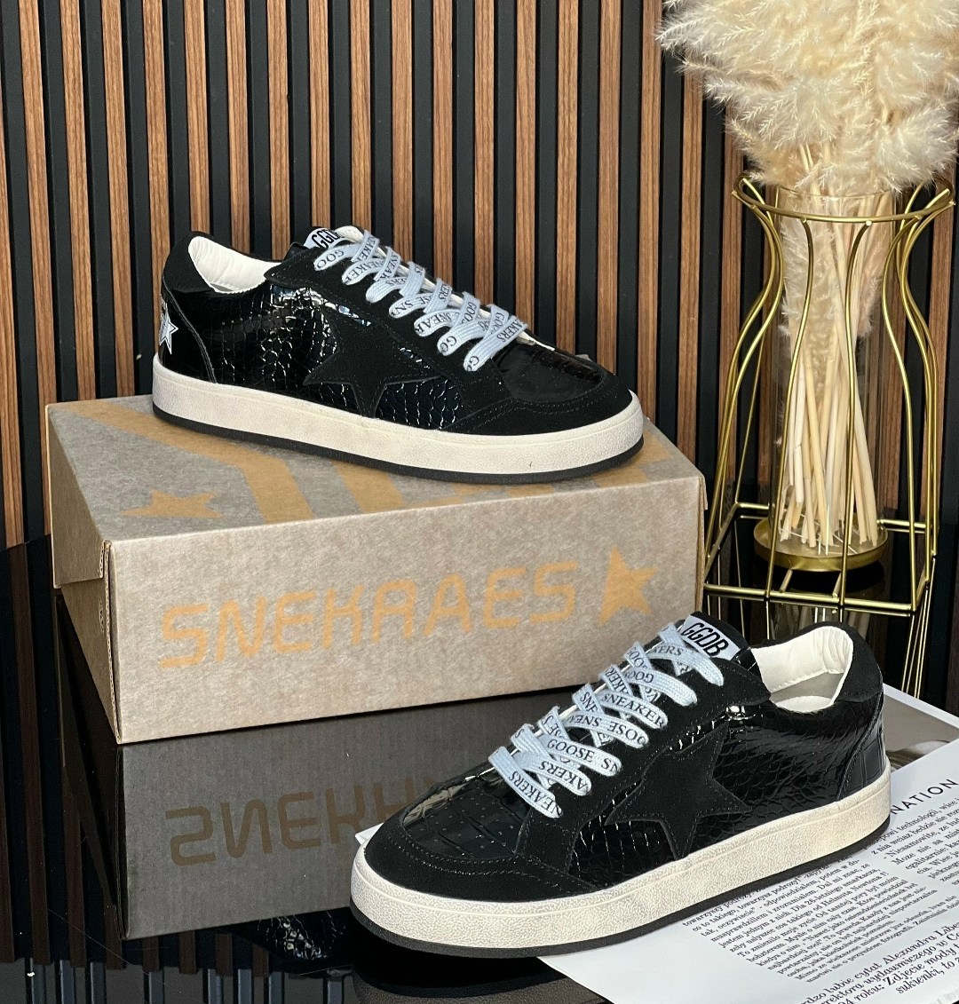 golden goose кеды super-star с блестками черный,кеды golden goose,,golden goose кроссовки,golden goose кеды glitter