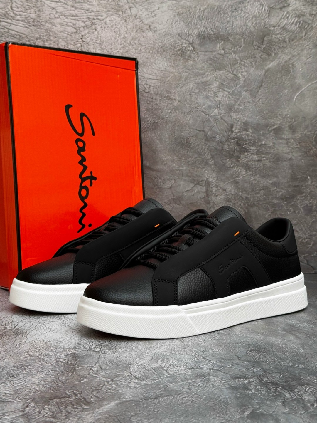 ,кеды мужские santoni,мужские кеды,кеды мужские кожаные,кеды мужские черные