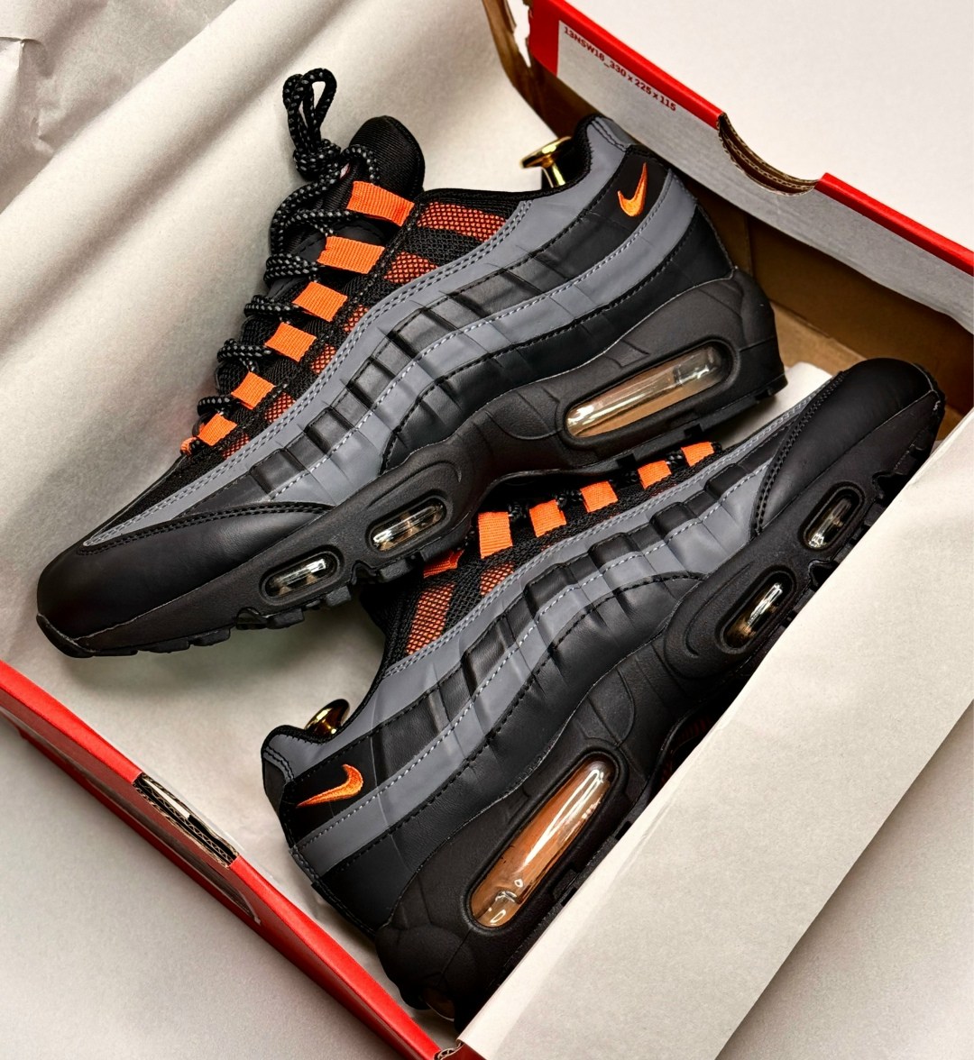 nike air max 95 ultra se black orange,nike air max 95,кроссовки nike air max 95,nike air max 95 essential,nike air max 95 черно оранжевые