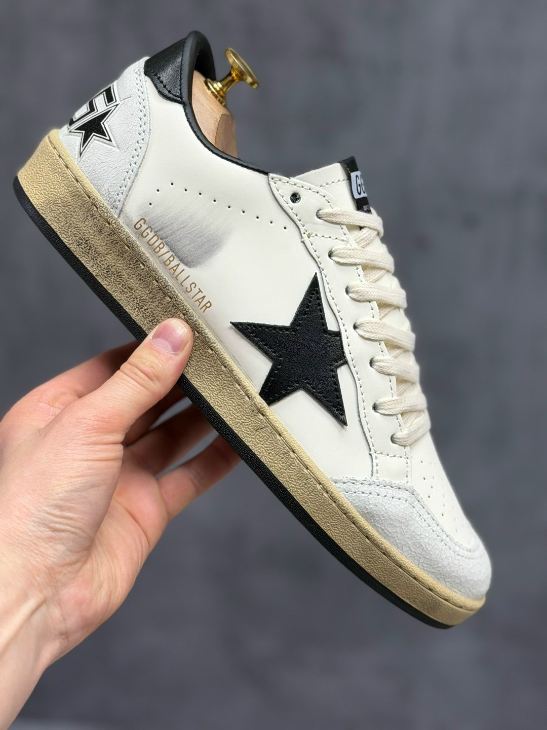 кроссовки golden goose,кеды golden goose,кроссовки golden goose ball star,кроссовки,кожаные низкие кеды ball star 10283 golden goose черный