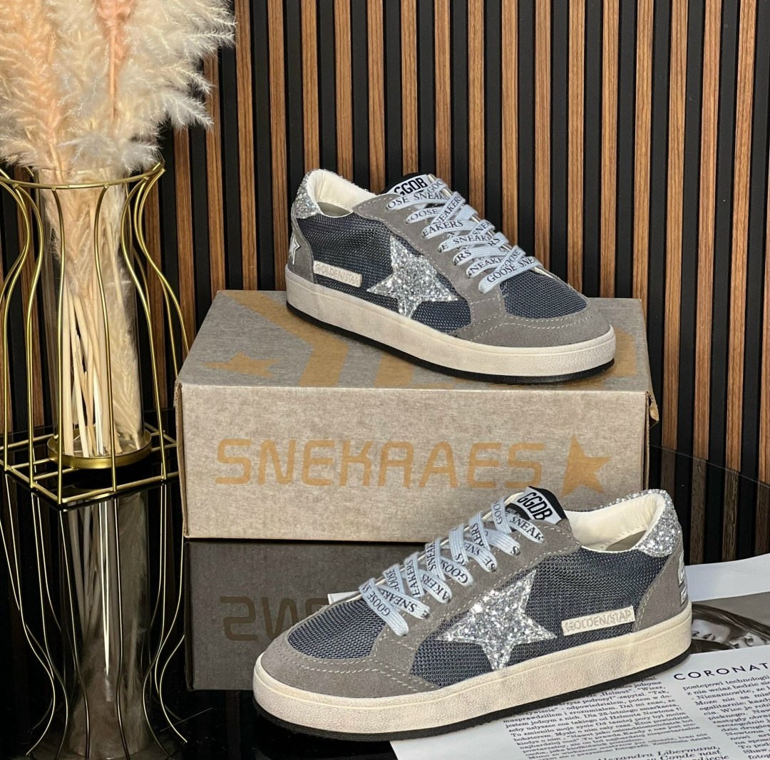golden goose кеды super-star с блестками черный,кеды golden goose,,golden goose кроссовки,golden goose кеды glitter