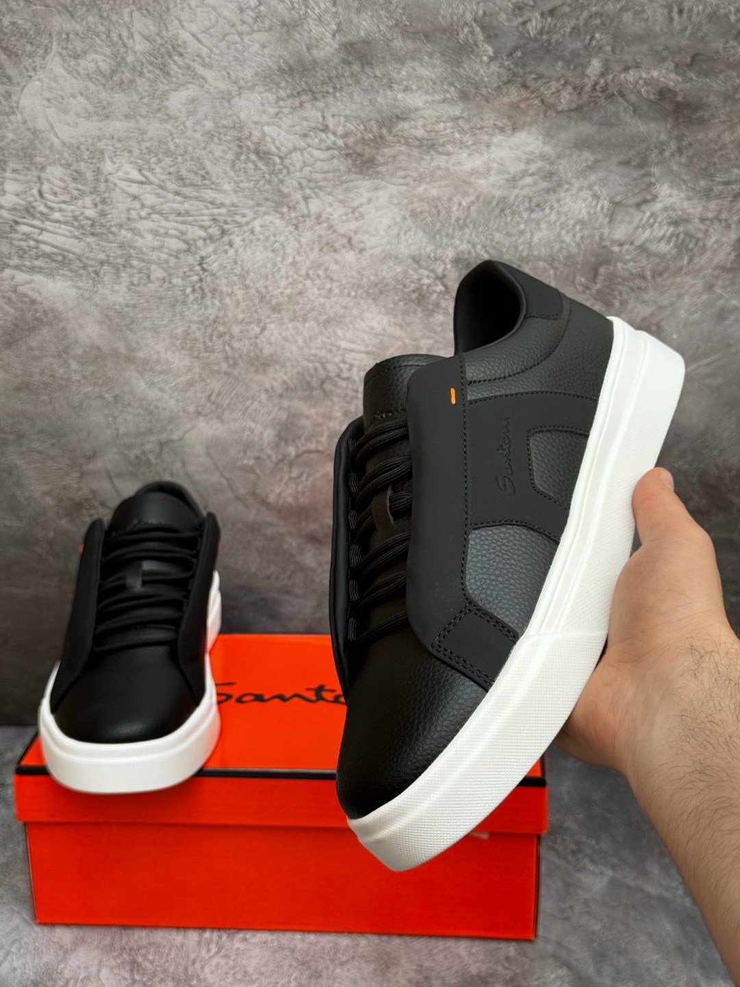,кеды мужские santoni,мужские кеды,кеды мужские кожаные,кеды мужские черные