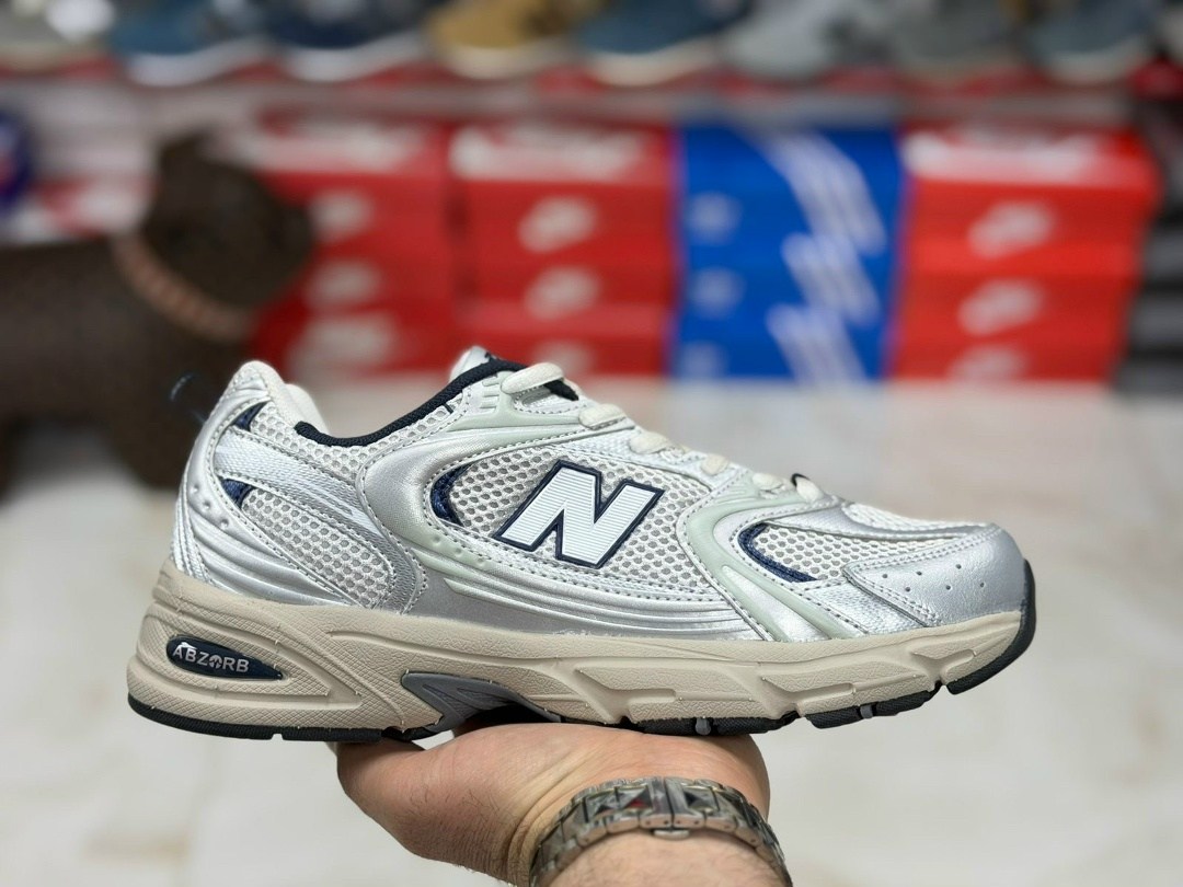 кроссовки new balance 530,new balance 530 white silver navy,кроссовки new balance,кроссовки new balance 530 silver/white,кроссовки new balance 530 белые