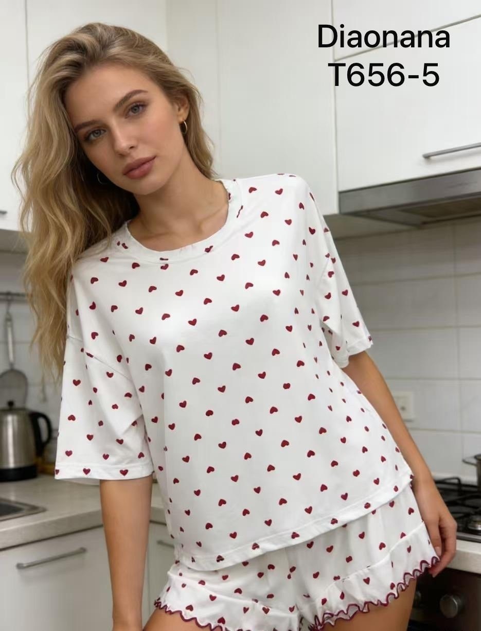 пижама женская с шортами,пижама с шортами сердечки,женская пижама,cozy home пижама женская с шортами хлопок летняя футболкой домашний комплект,хлопковая пижама женская с шортами и футболкой для сна до