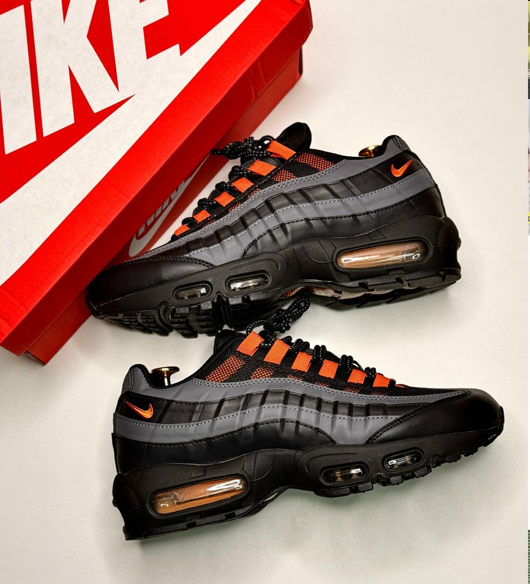 nike air max 95 ultra se black orange,nike air max 95,кроссовки nike air max 95,nike air max 95 essential,nike air max 95 черно оранжевые