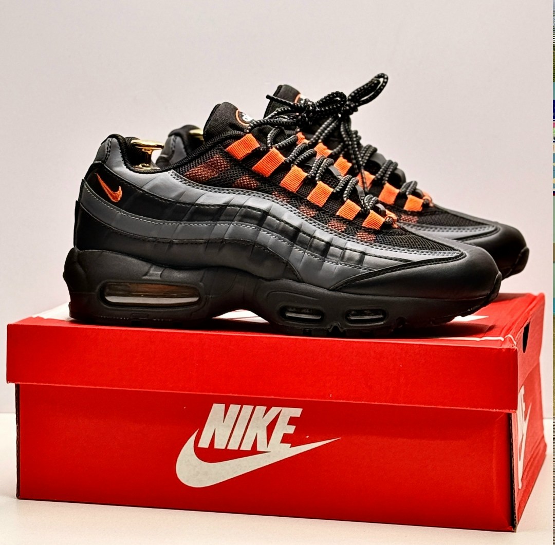 nike air max 95 ultra se black orange,nike air max 95,кроссовки nike air max 95,nike air max 95 essential,nike air max 95 черно оранжевые