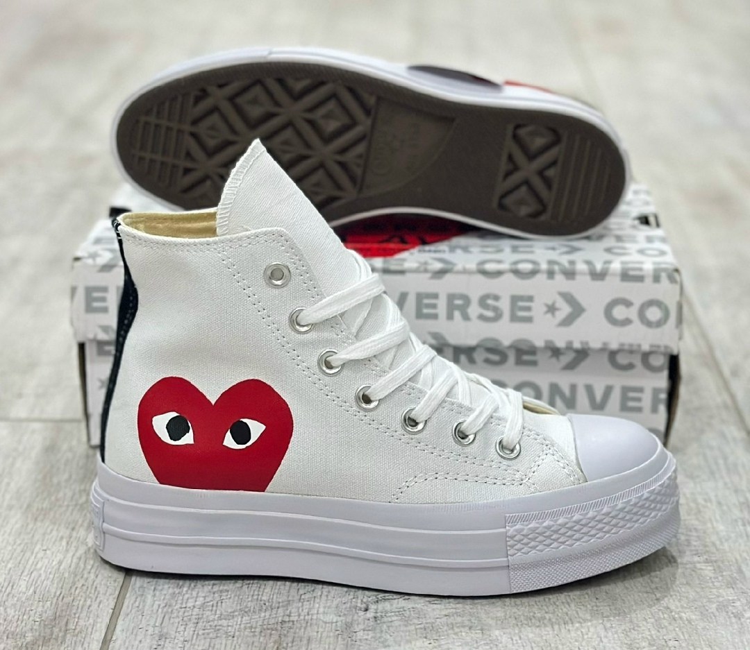 converse comme des garcons,comme des garcons play x converse chuck taylor,конверсы comme des garcons,comme des garcons кеды,кеды cdg play x converse chuck taylor collection