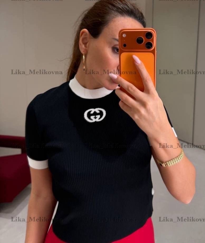 высокая мода,женская футболка,gucci black,футболка гуччи оверсайз