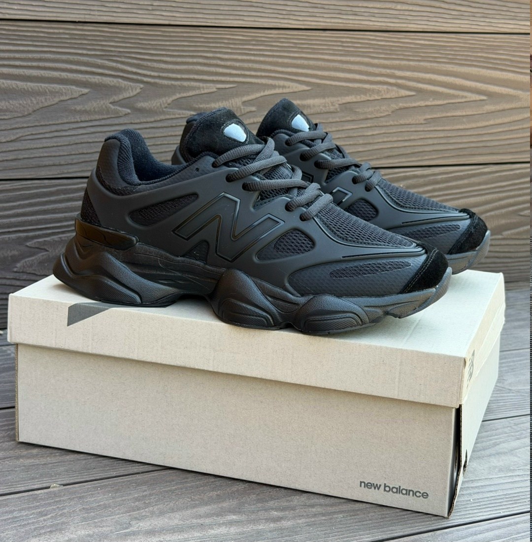 кроссовки 9060 new balance,кроссовки new balance,new balance 9060 triple black leather,кроссовки,кроссовки new balance nb 9060 triple black