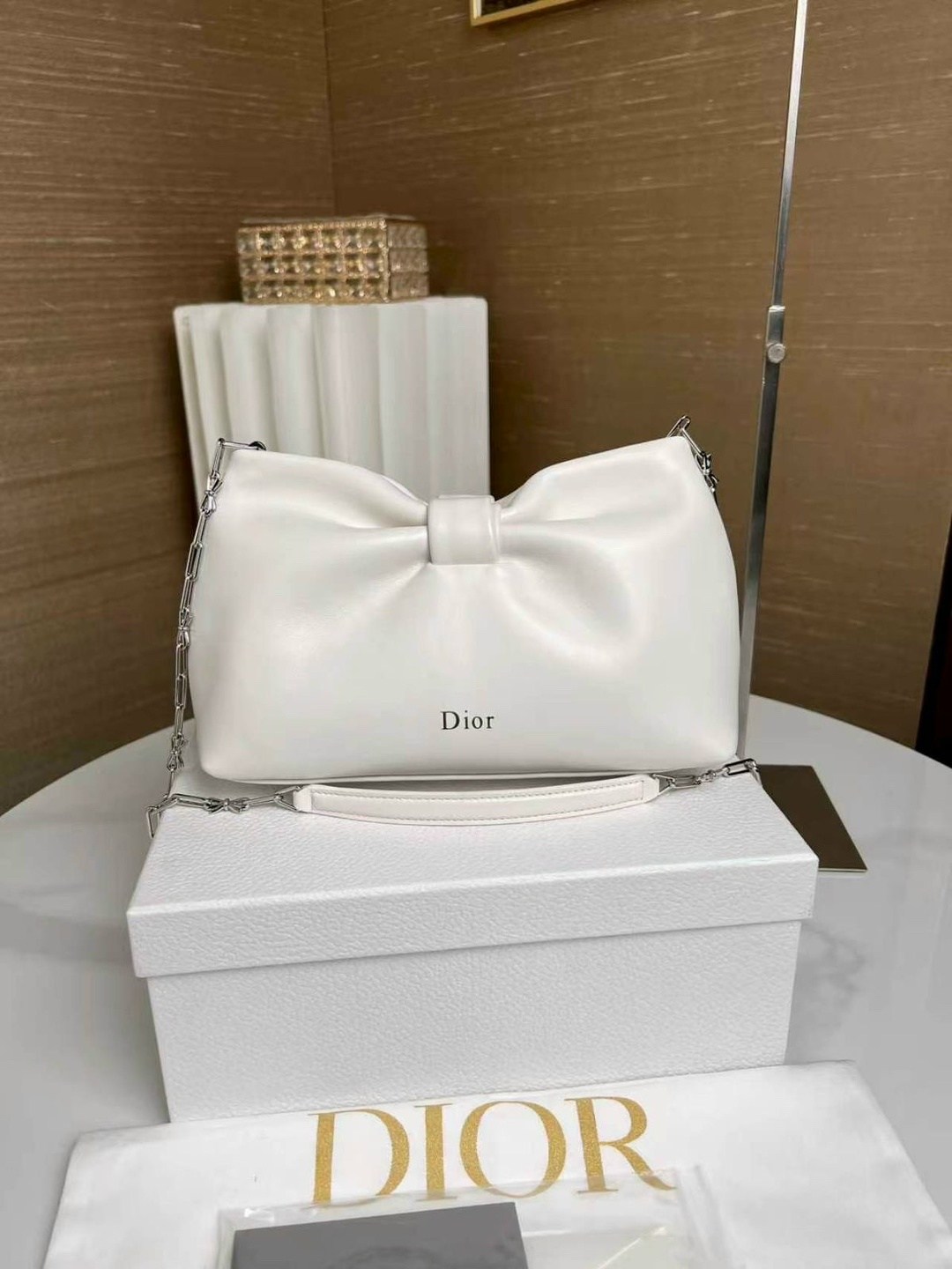сумка с бантом,модная сумка,косметичка dior,белая сумочка,элегантная сумка