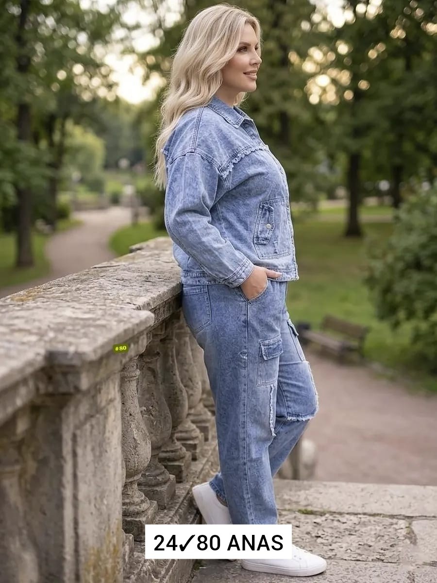 джинсовый костюм,джинсовый костюм женский,костюм джинсовый женский glentina,стильные джинсовые костюмы,джинсовый брючный костюм