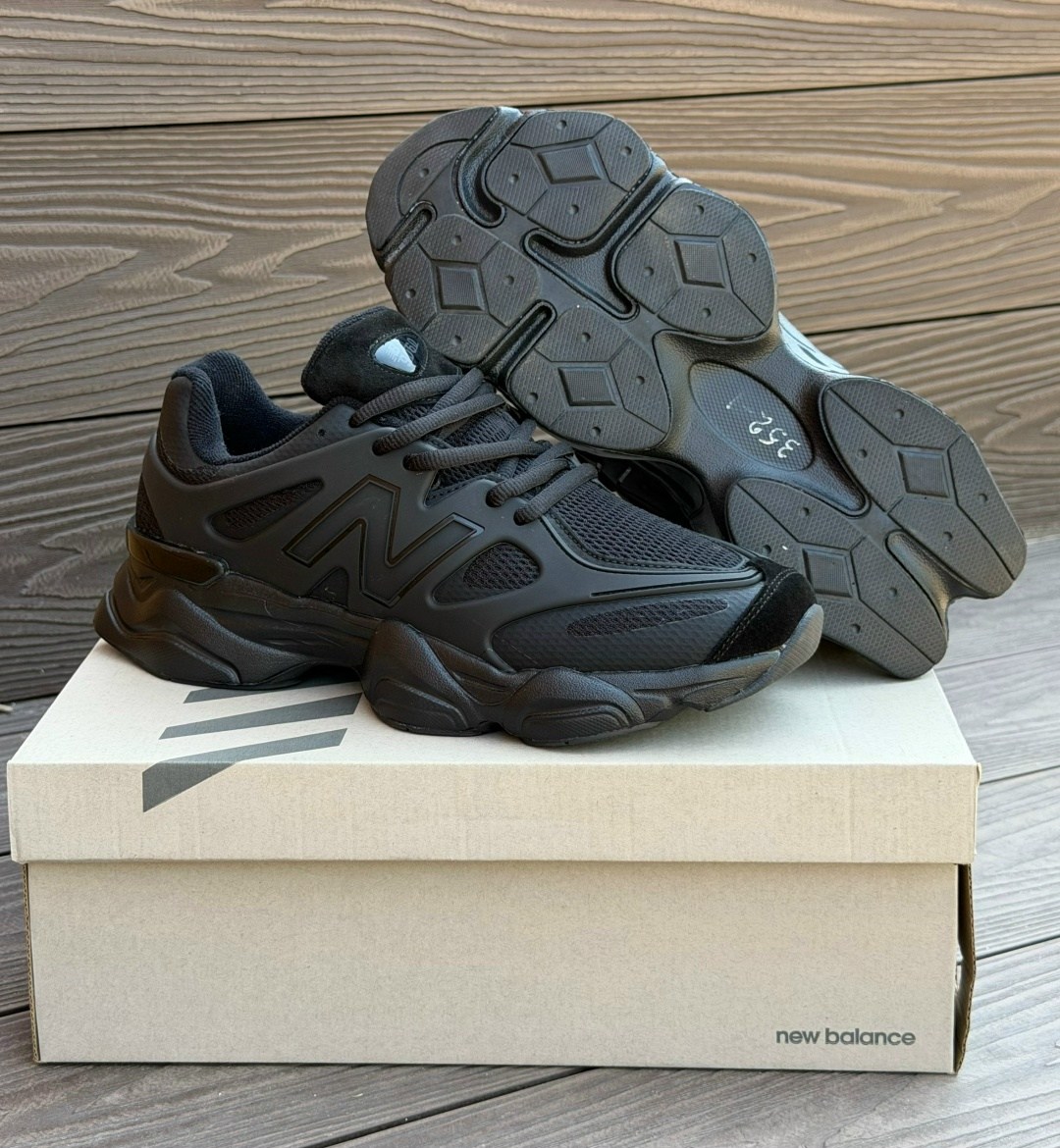 кроссовки 9060 new balance,кроссовки new balance,new balance 9060 triple black leather,кроссовки,кроссовки new balance nb 9060 triple black