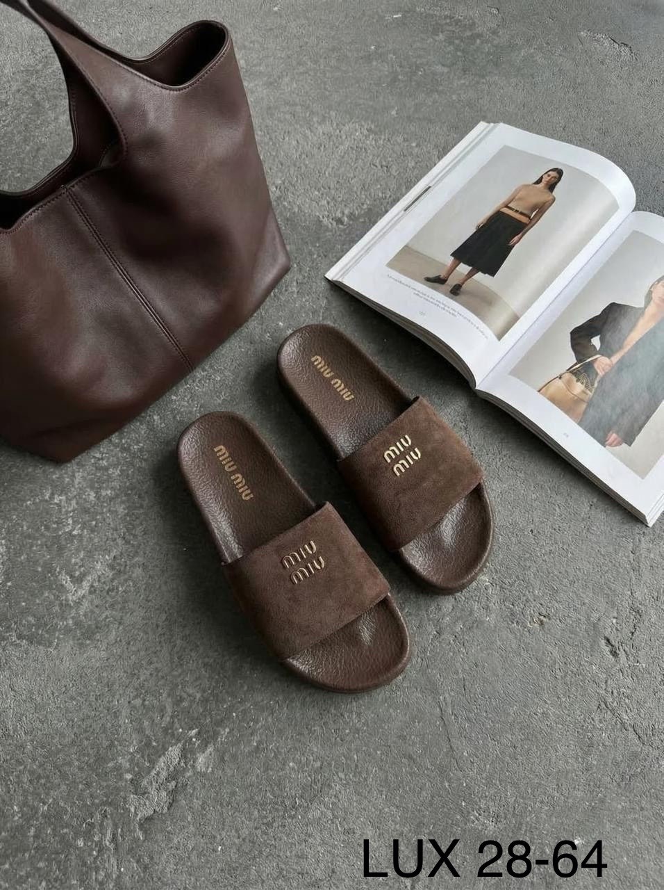 шлепанцы женские,,шлёпанцы miu miu,шлепанцы коричневые miu miu,шлепки miu miu