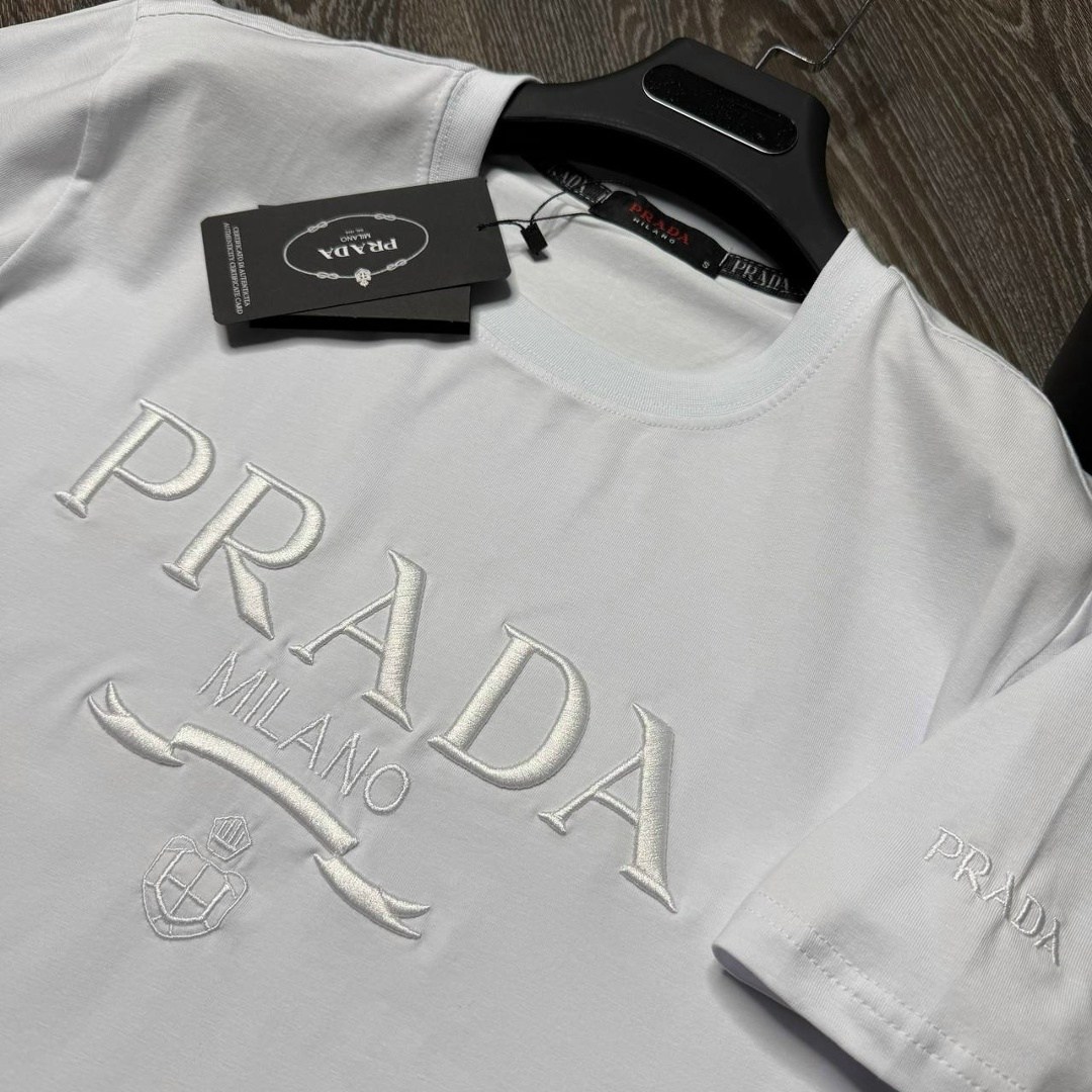 прада футболка,футболки мужские,футболка prada,футболки комплект,футболки женские мужские