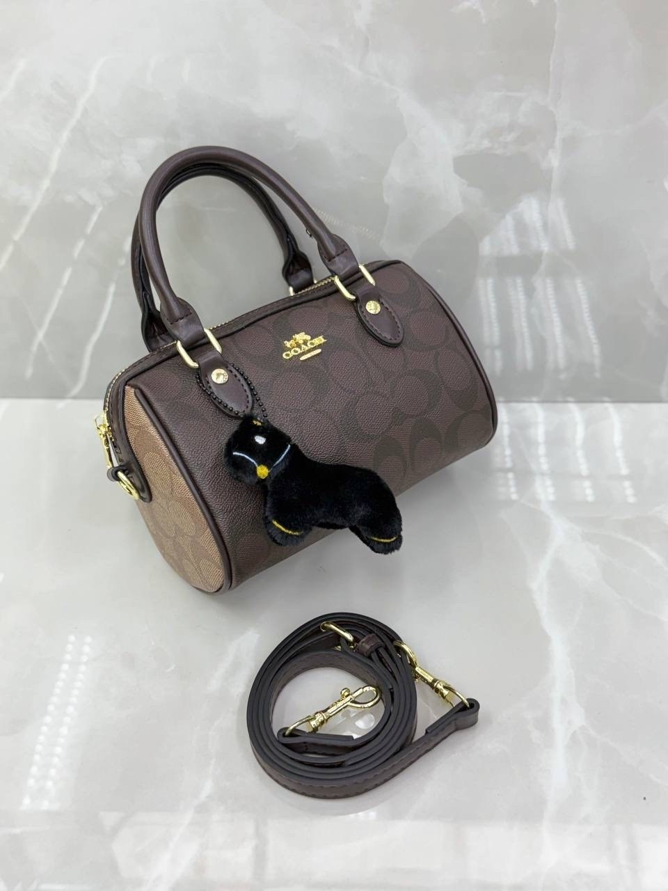 сумка женская coach,coach сумка,coach сумка rowan satchel in signature canvas,сумка coach коричневая,сумка