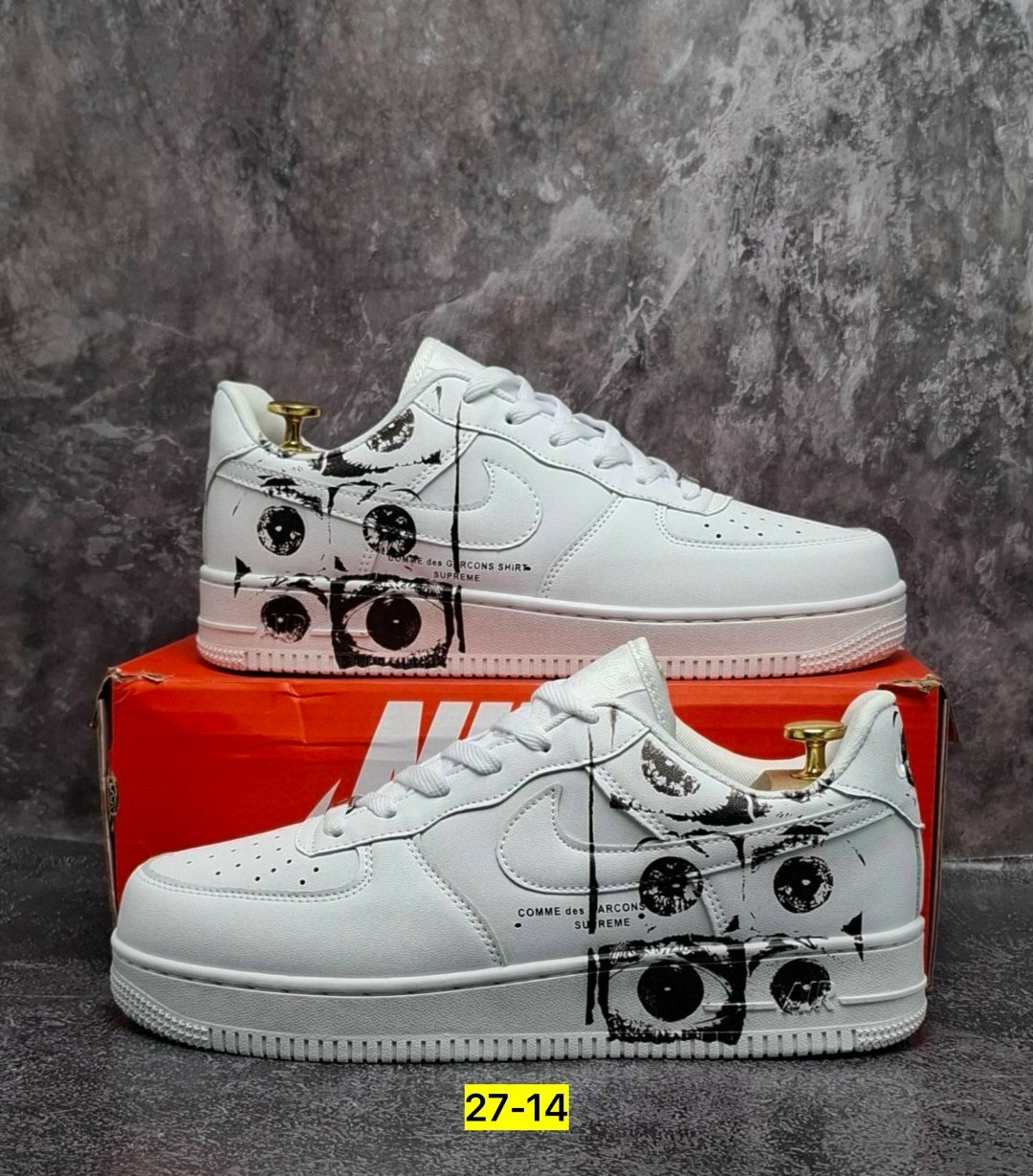 nike air force 1 cdg x supreme,кроссовки,кроссовки nike air force 1,кроссовки nike air force 1 supreme,модные мужские кроссовки