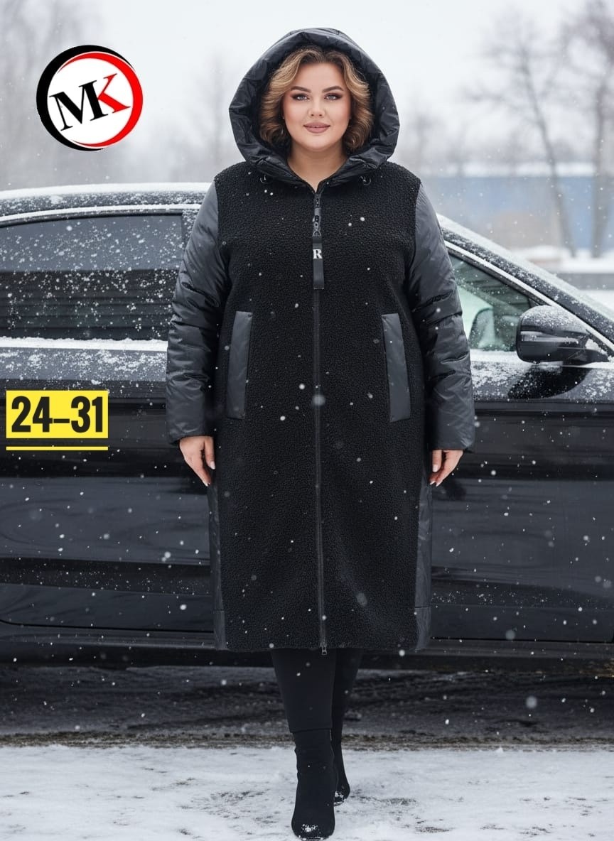 комбинированное пальто,пальто женские,куртка удлиненная,пальто,зимнее женское пальто