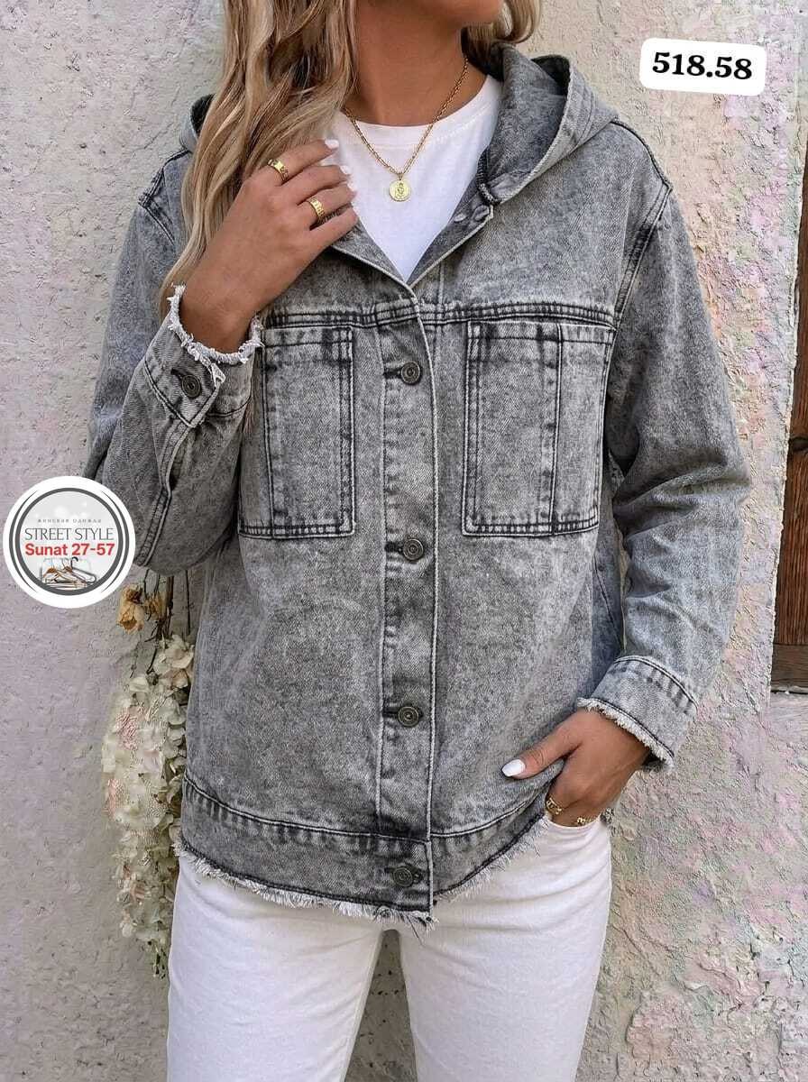 женская джинсовая куртка,джинсовая куртка,куртка джинсовая lrzbs jeans,джинсовая куртка с капюшоном,женская джинсовая куртка с капюшоном