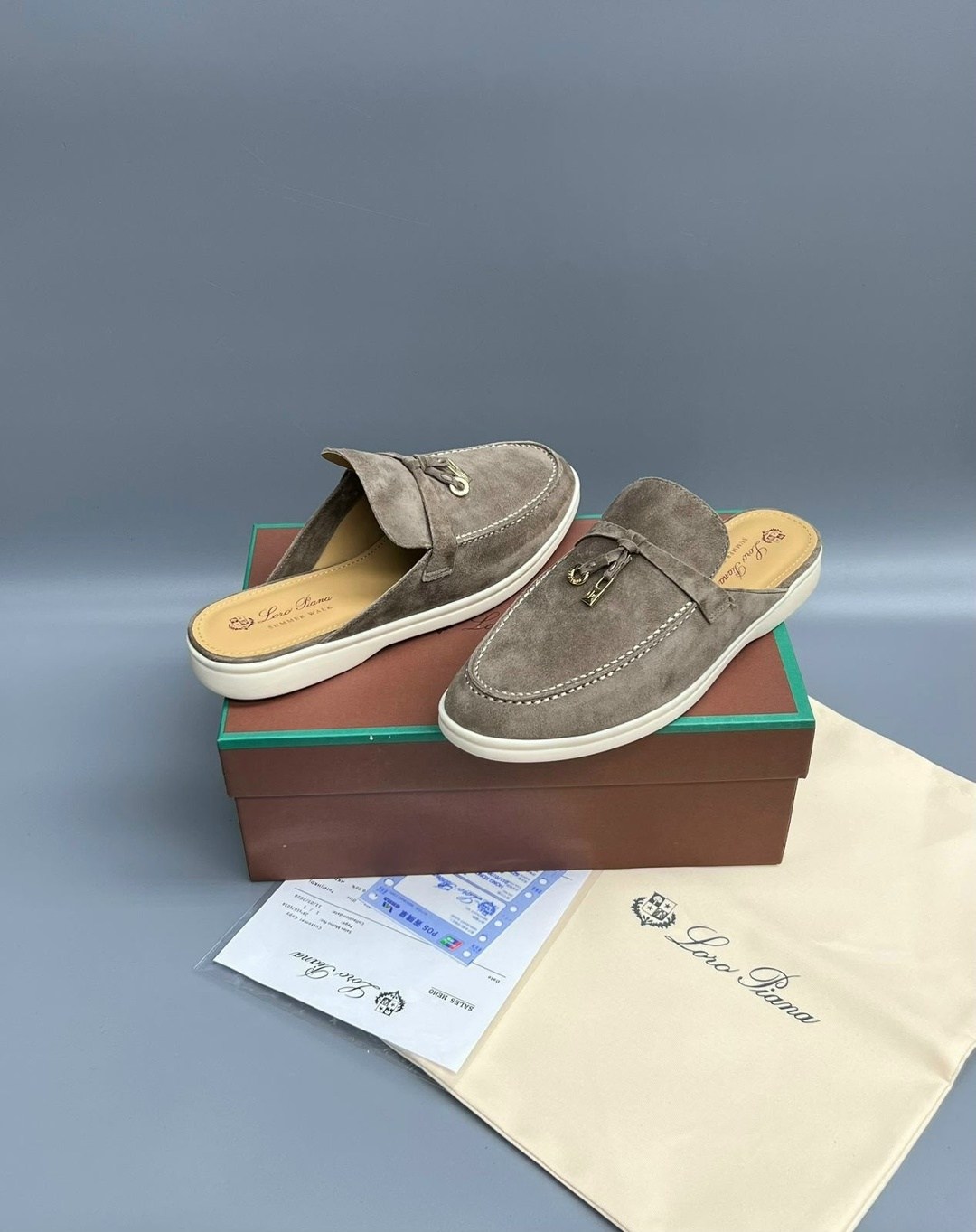 лоферы loro piana,,мюли loro piana,мюли лоро пиано женские,мюли замшевые