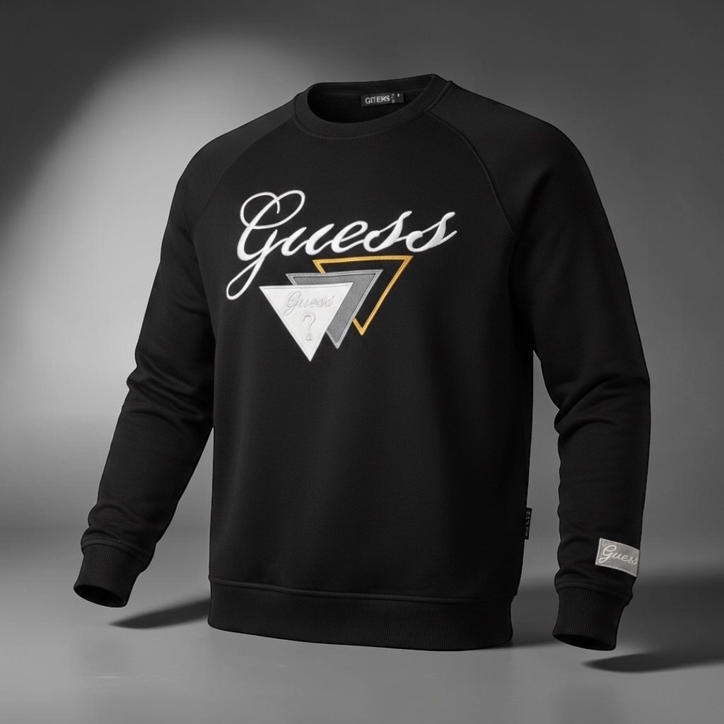 толстовка обычного кроя guess черный,свитшот мужской audley guess черный,толстовка guess,свитшот guess,свитшот мужская